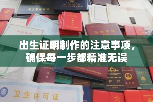 道里出生证明制作的注意事项，确保每一步都精准无误