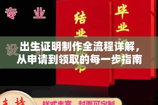 道里出生证明制作全流程详解，从申请到领取的每一步指南