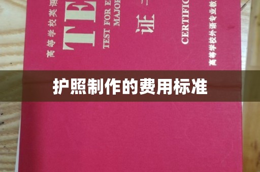 道里护照制作的费用标准
