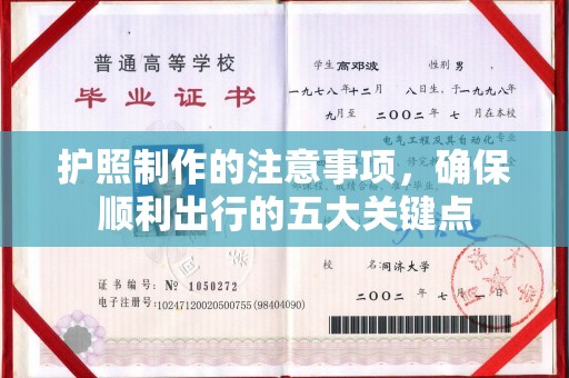 道里护照制作的注意事项，确保顺利出行的五大关键点