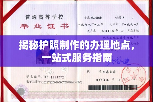 道里揭秘护照制作的办理地点，一站式服务指南