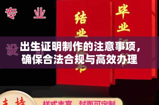 道里出生证明制作的注意事项，确保合法合规与高效办理