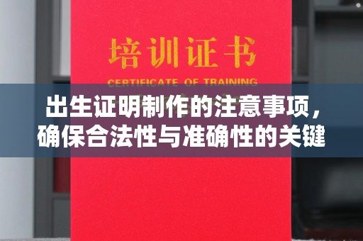 道里出生证明制作的注意事项，确保合法性与准确性的关键步骤