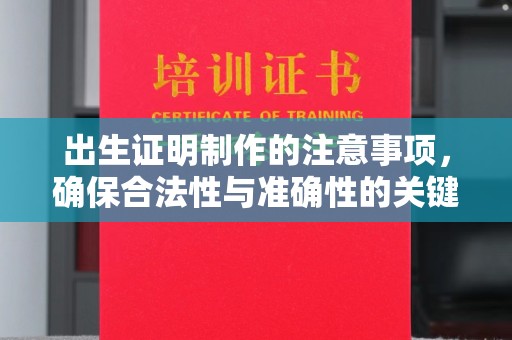 道里出生证明制作的注意事项，确保合法性与准确性的关键步骤